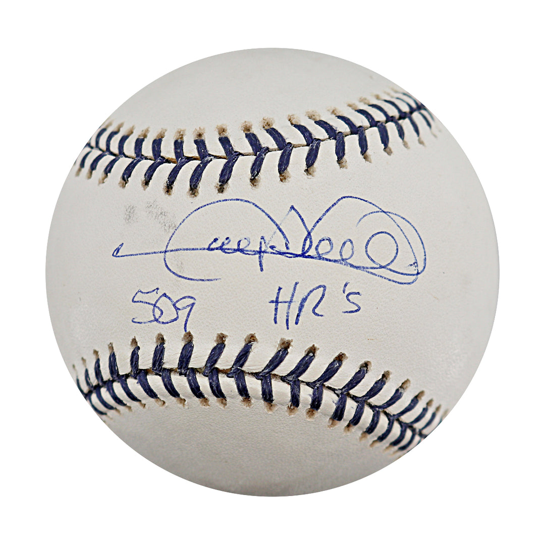 Gary Sheffield Marlins Yankees Mets Autographed Inscribed Steiner Sports Baseball Steiner COA