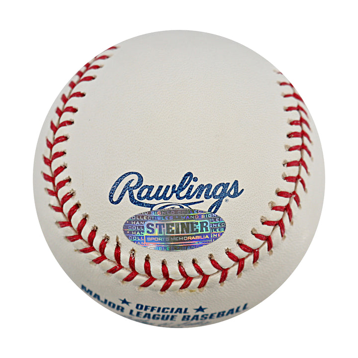 Lastings Milledge New York Yankees Autographed OMLB Baseball Steiner COA
