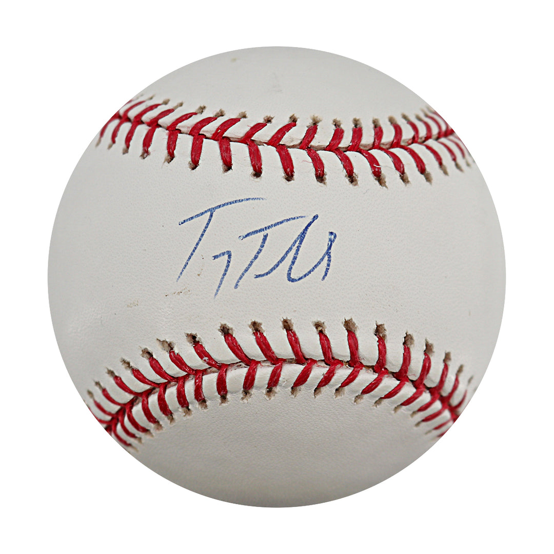 Troy Tulowitzki Colorado Rockies Autographed OMLB Baseball Steiner COA