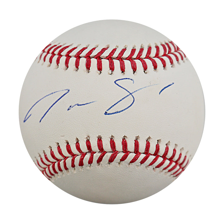 Justus Sheffield Yankees Mariners Autographed OMLB Baseball Steiner Holo Only