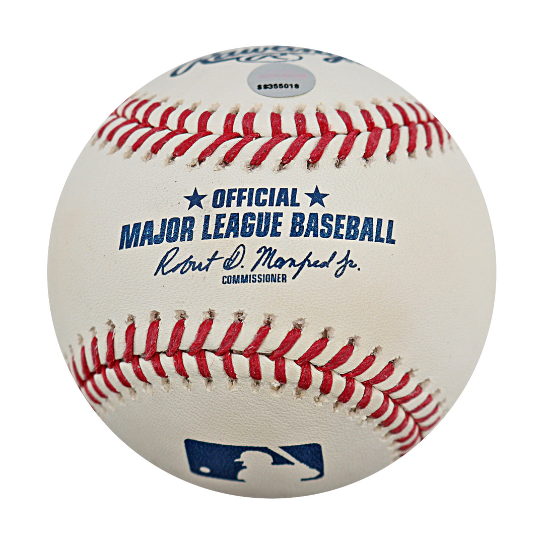 Justus Sheffield Yankees Mariners Autographed OMLB Baseball Steiner Holo Only
