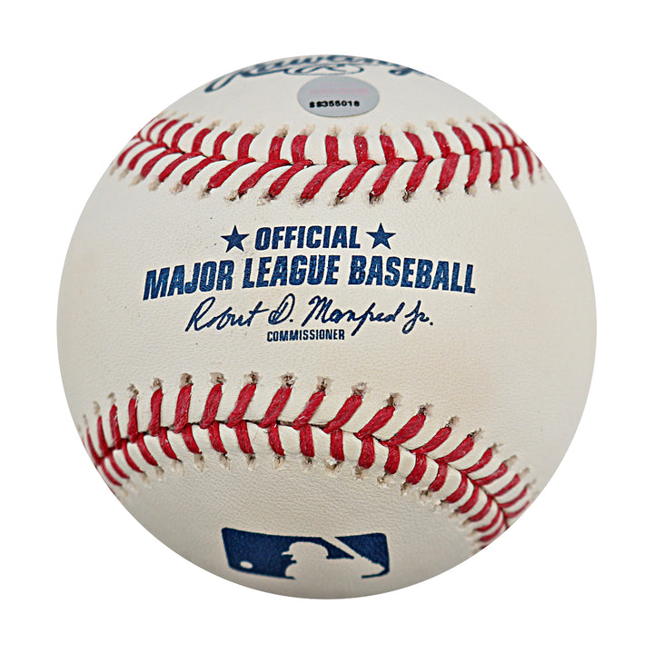 Justus Sheffield Yankees Mariners Autographed OMLB Baseball Steiner Holo Only