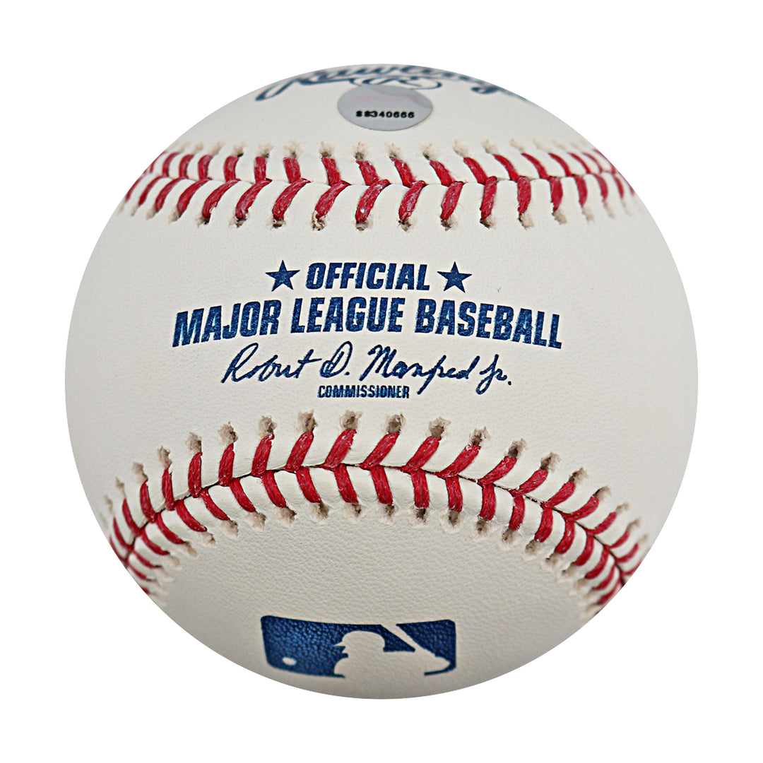 Darryl Strawberry Mets Yankees Dodgers Autographed OMLB Baseball Steiner Holo Only