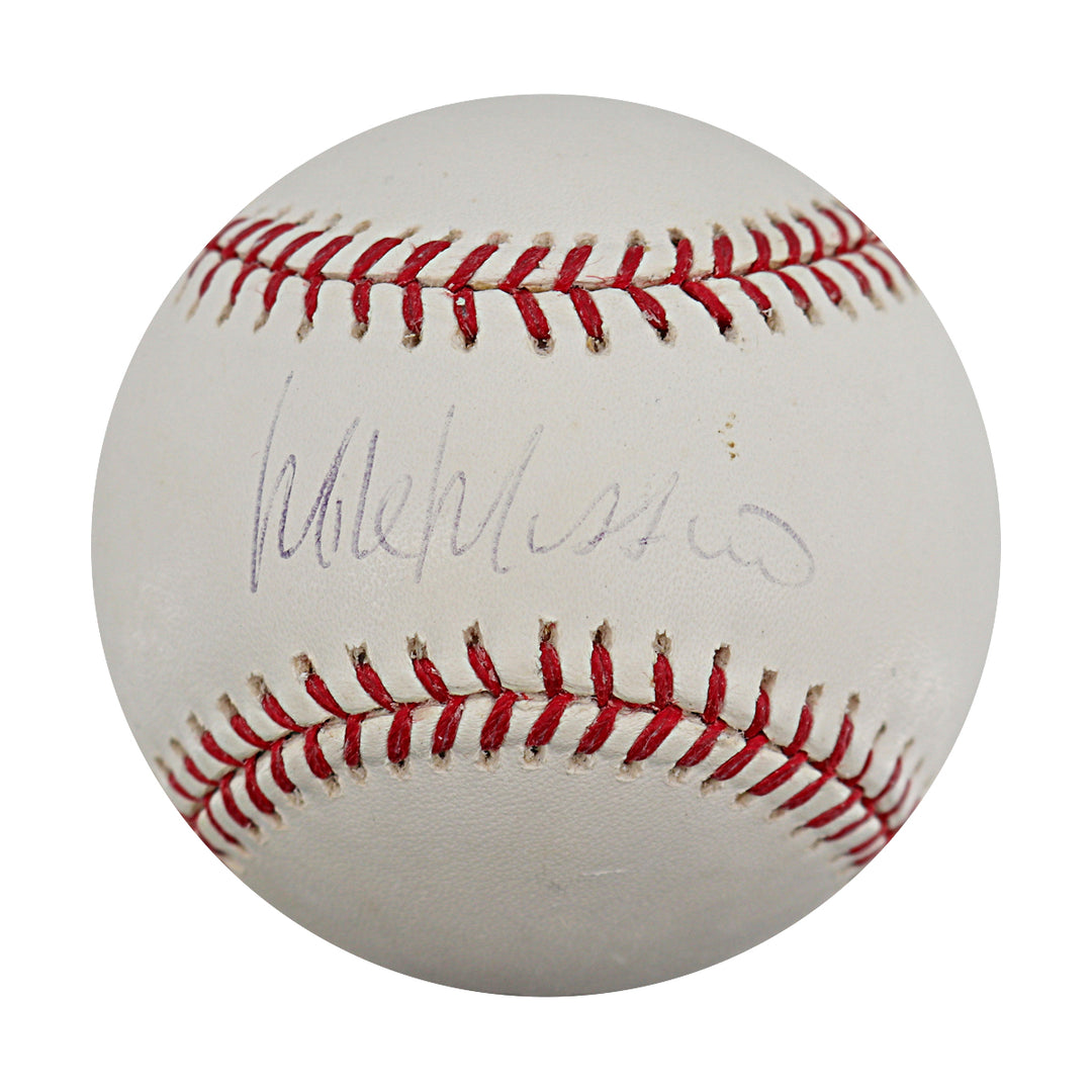 Mike Mussina Yankees Orioles Autographed OMLB Baseball Steiner Holo Only