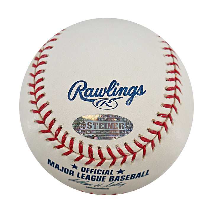 Mike Mussina Yankees Orioles Autographed OMLB Baseball Steiner Holo Only