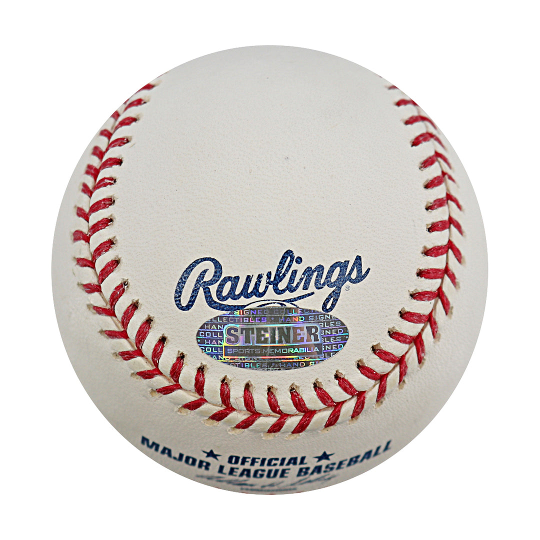 Melky Cabrera New York Yankees Autographed OMLB Baseball MLB / Steiner COA