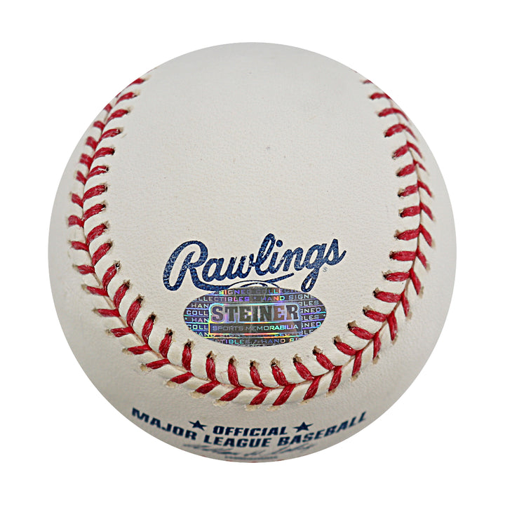 Melky Cabrera New York Yankees Autographed OMLB Baseball MLB / Steiner COA