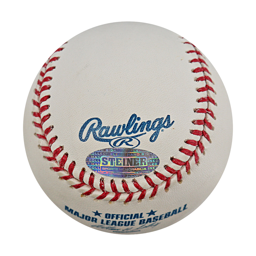 Alex Rodriguez Yankees Mariners Rangers Autographed OMLB Baseball Steiner COA