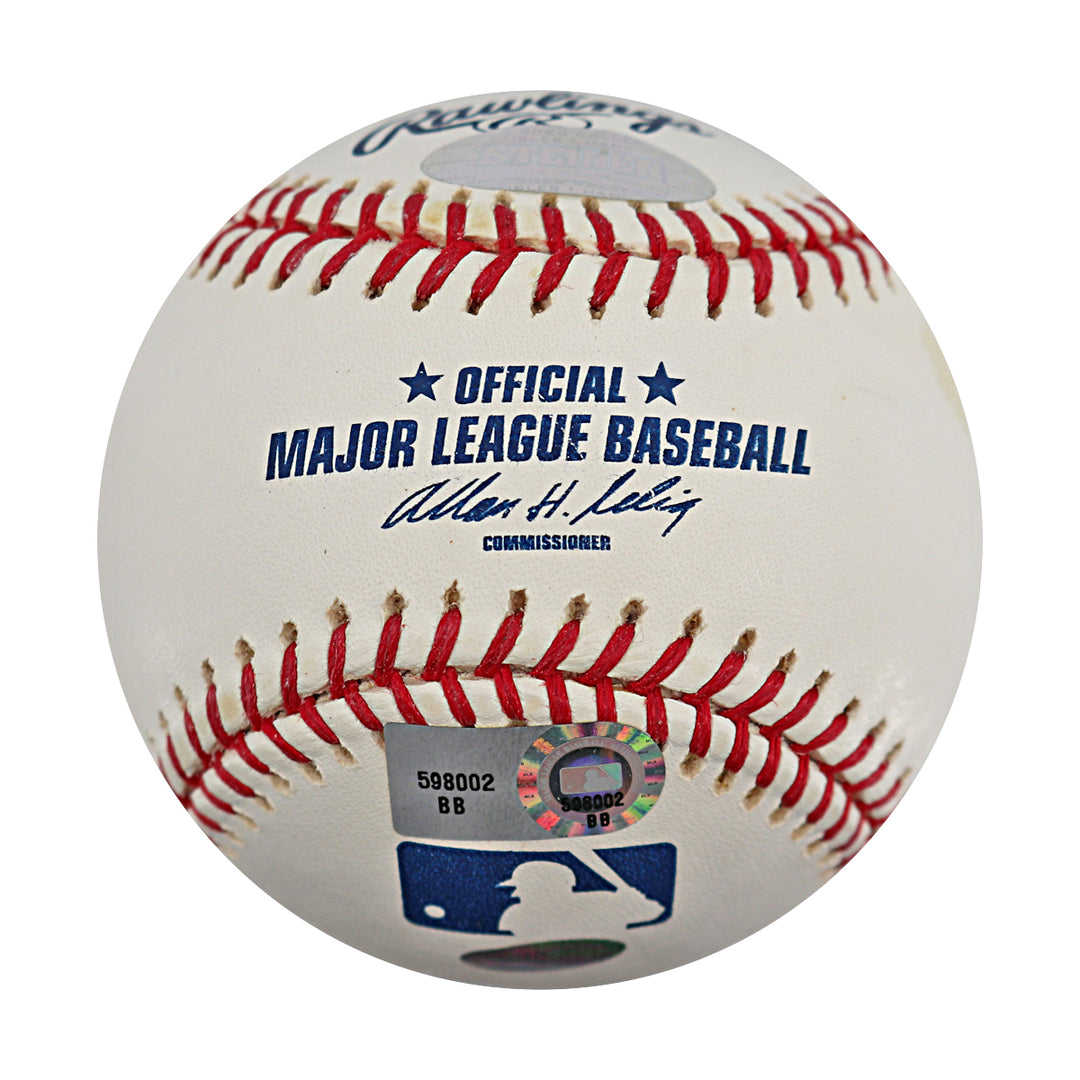 Melky Cabrera New York Yankees Autographed OMLB Baseball MLB / Steiner COA