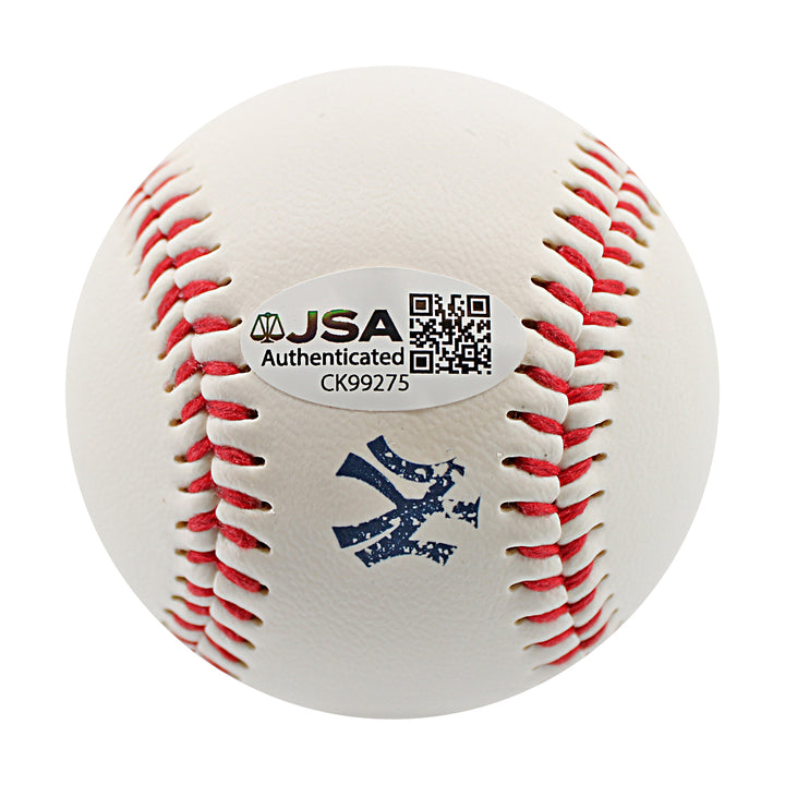 Reggie Jackson New York Yankees Autographed 100 Year Anniversary Baseball JSA COA