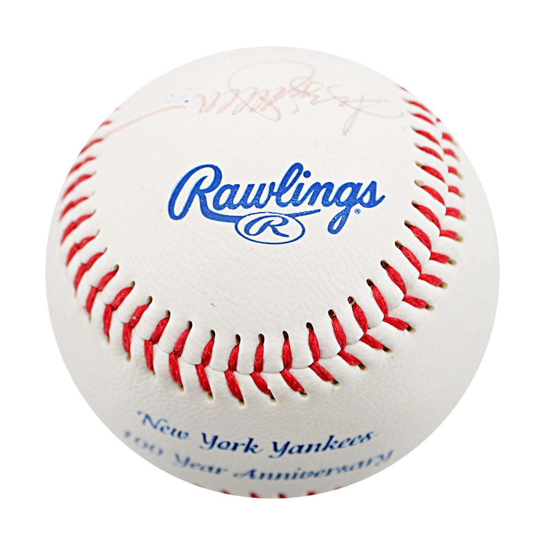 Reggie Jackson New York Yankees Autographed 100 Year Anniversary Baseball JSA COA