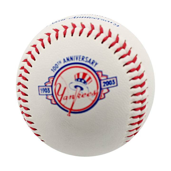 Reggie Jackson New York Yankees Autographed 100 Year Anniversary Baseball JSA COA