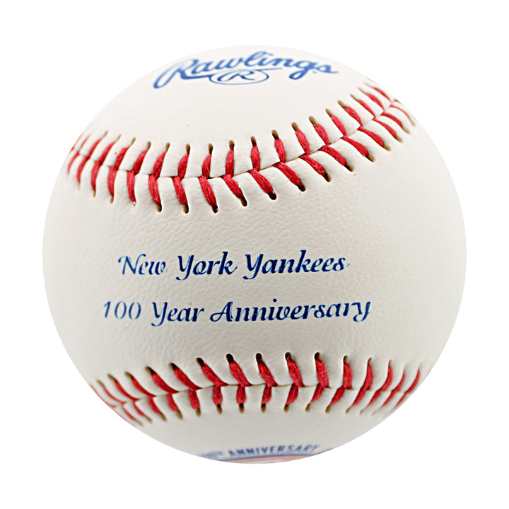Reggie Jackson New York Yankees Autographed 100 Year Anniversary Baseball JSA COA
