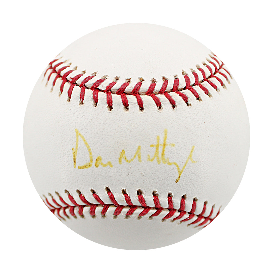 Don Mattingly New York Yankees Autographed OMLB Baseball JSA COA