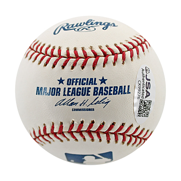 Don Mattingly New York Yankees Autographed OMLB Baseball JSA COA