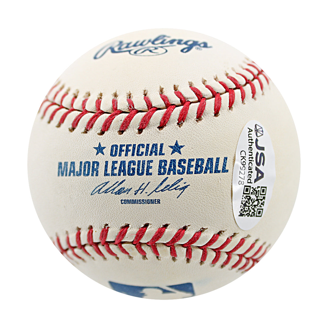 Nick Swisher New York Yankees Autographed OMLB Baseball JSA COA