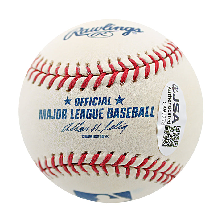 Nick Swisher New York Yankees Autographed OMLB Baseball JSA COA