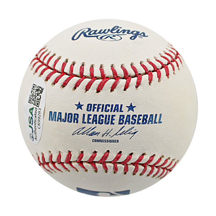 Doc Gooden Yankees Mets Autographed OMLB Baseball JSA COA