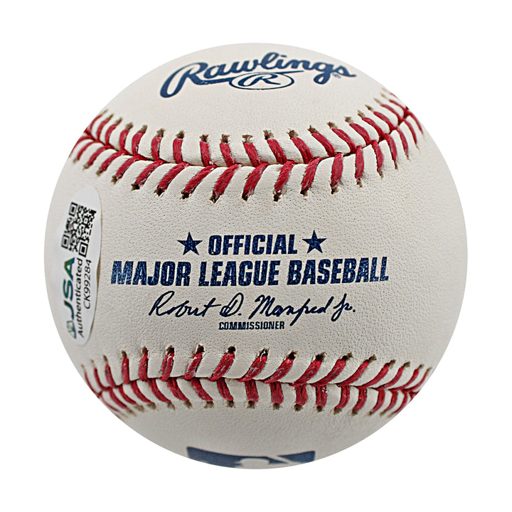 Steven Matz Mets Rays Autographed OMLB Baseball JSA COA
