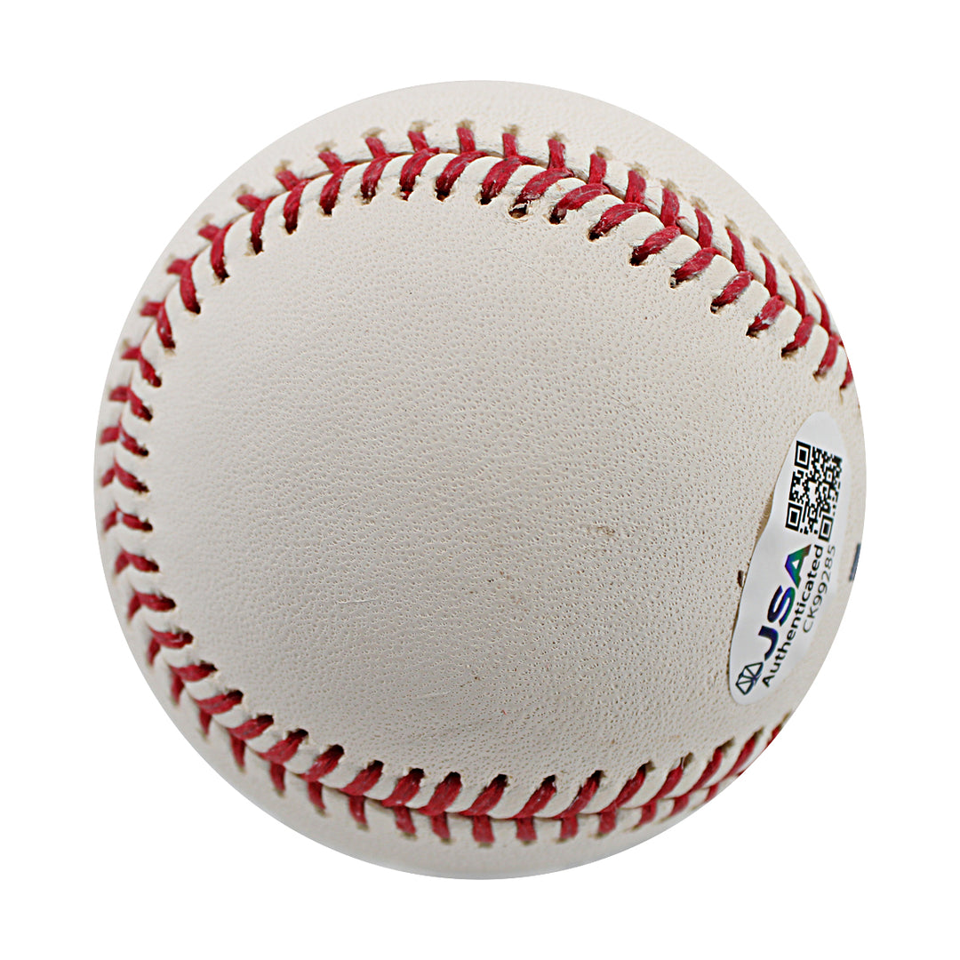 Joba Chamberlain New York Yankees Autographed OMLB Baseball JSA COA