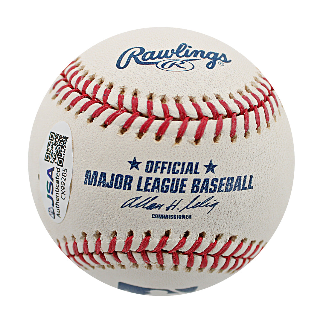 Joba Chamberlain New York Yankees Autographed OMLB Baseball JSA COA