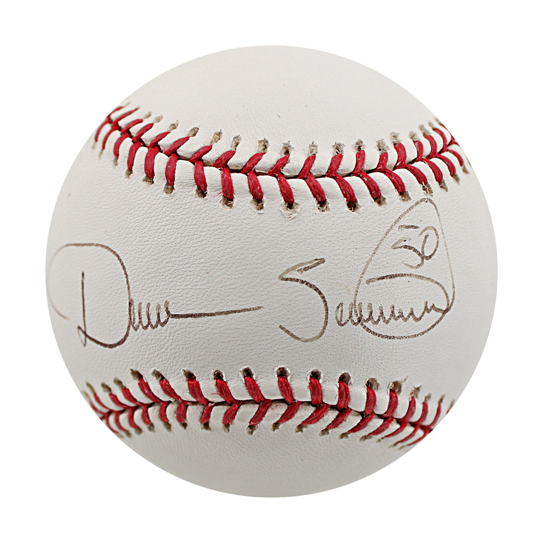 Duaner Sanchez New York Mets Autographed OMLB Baseball JSA COA