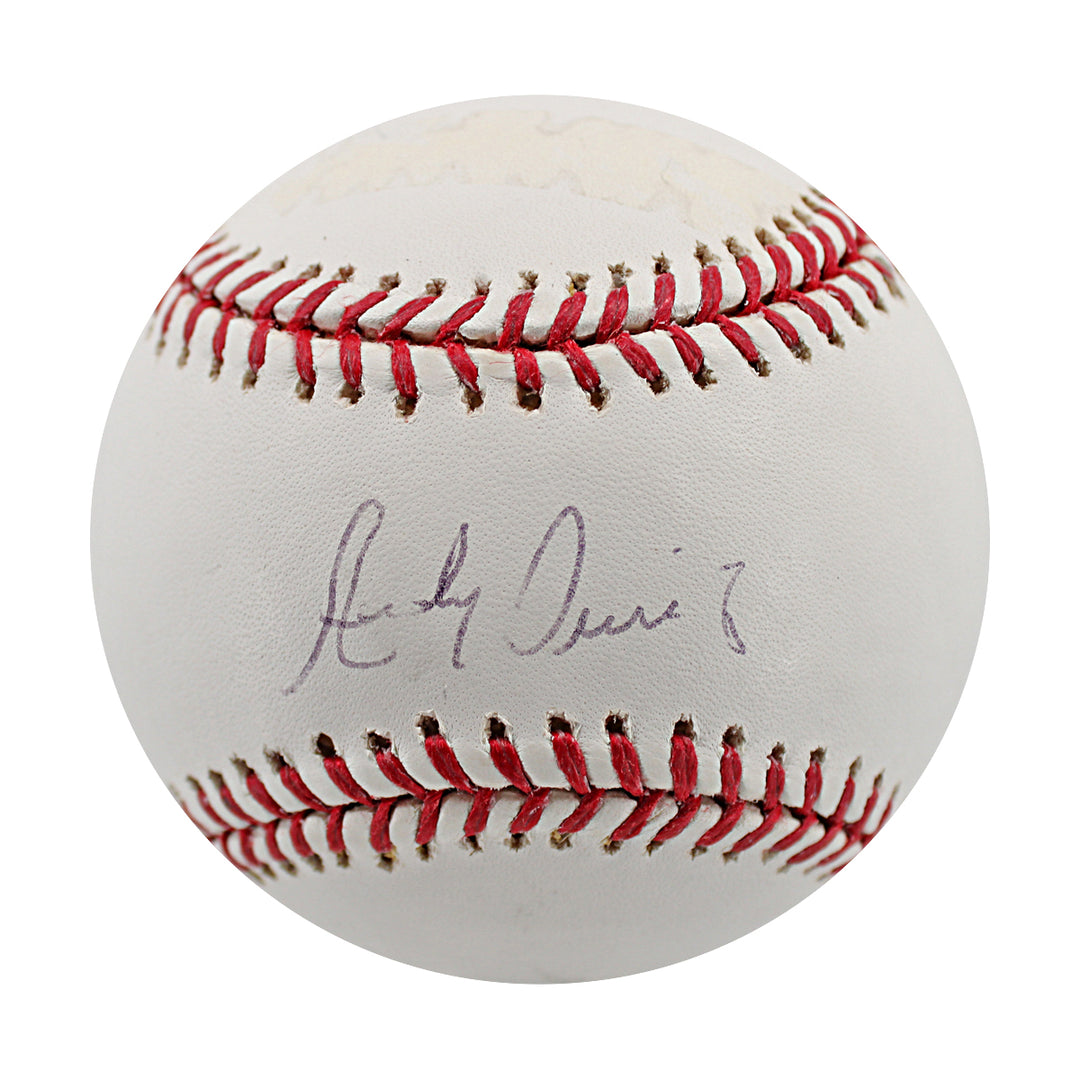 Andy Phillips New York Yankees Autographed OMLB Baseball JSA COA