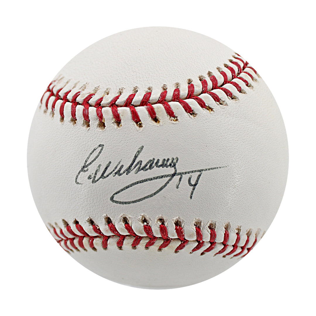 Enrique Wilson New York Yankees Autographed OMLB Baseball JSA COA