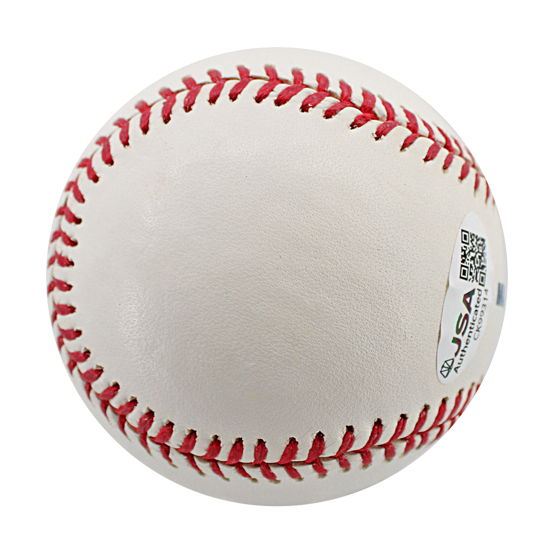 Edwar Ramirez New York Yankees Autographed OMLB Baseball JSA COA