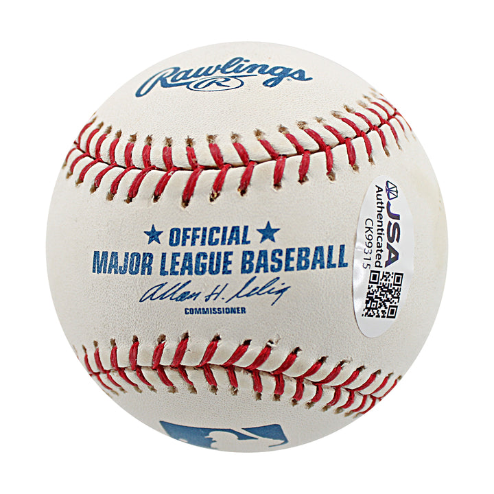 Jason Giambi Yankees A's Autographed OMLB Baseball JSA COA