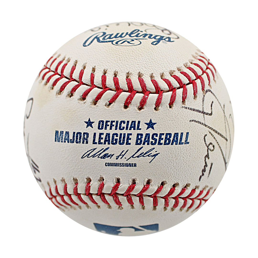 Jeter Pettitte Rivera 2009 New York Yankees Multi Signed OMLB Baseball 14 Autos JSA LOA