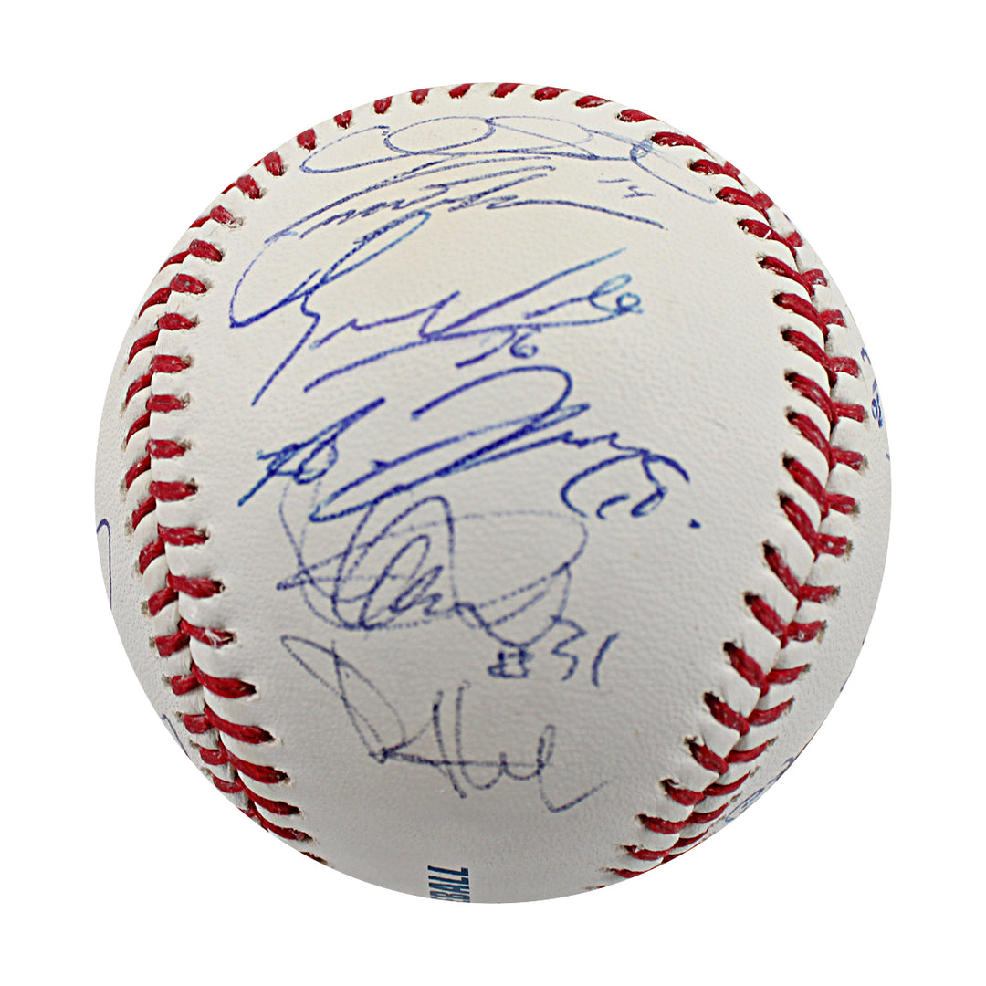 Jeter Rivera Sabathia 2013 New York Yankees Multi Signed OMLB Baseball 26 Autos JSA LOA