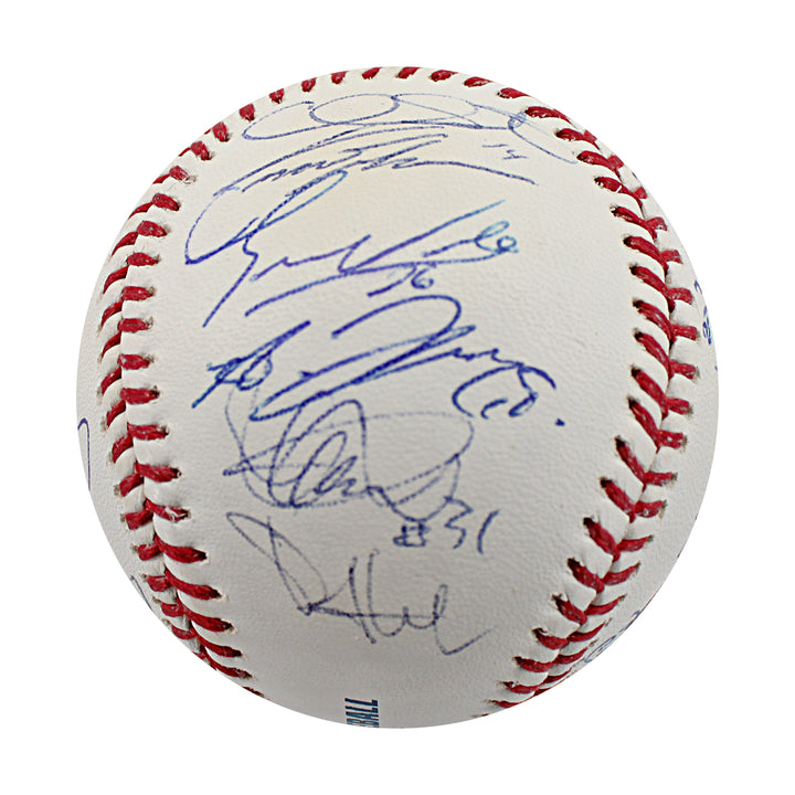 Jeter Rivera Sabathia 2013 New York Yankees Multi Signed OMLB Baseball 26 Autos JSA LOA
