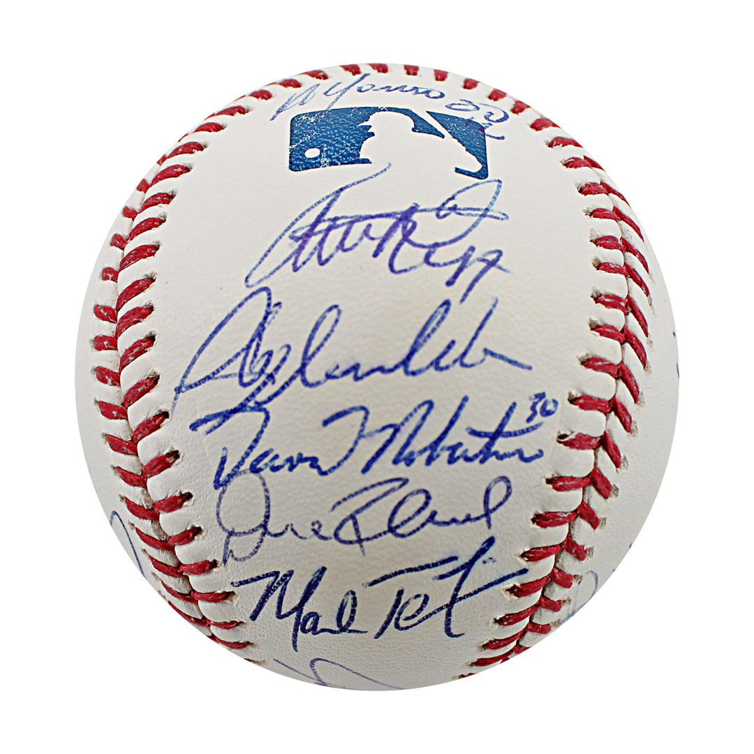 Jeter Rivera Sabathia 2013 New York Yankees Multi Signed OMLB Baseball 26 Autos JSA LOA