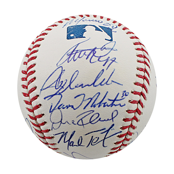 Jeter Rivera Sabathia 2013 New York Yankees Multi Signed OMLB Baseball 26 Autos JSA LOA