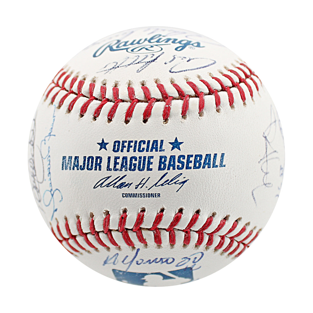 Jeter Rivera Sabathia 2013 New York Yankees Multi Signed OMLB Baseball 26 Autos JSA LOA