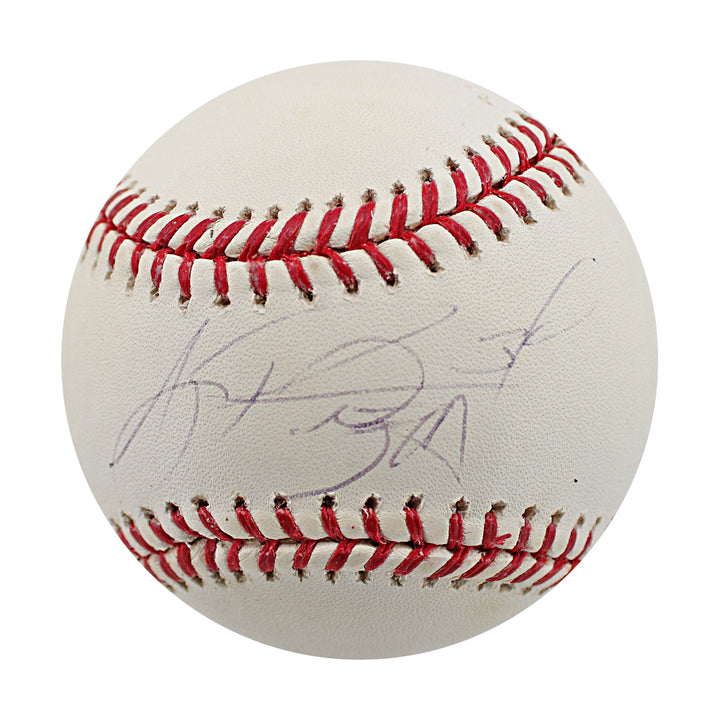 AJ Burnett Yankees Pirates Autographed OMLB Baseball JSA COA