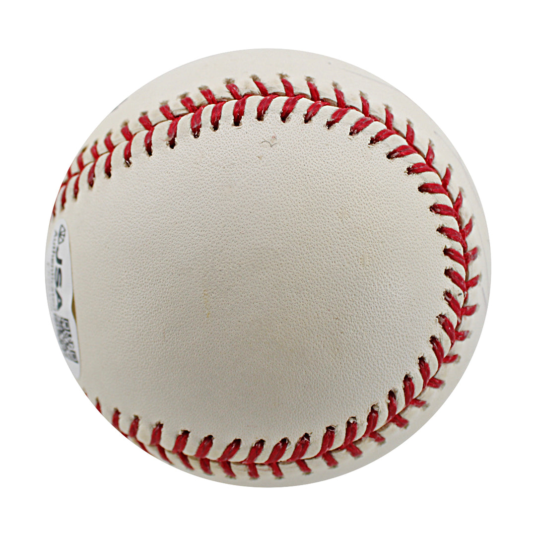 AJ Burnett Yankees Pirates Autographed OMLB Baseball JSA COA