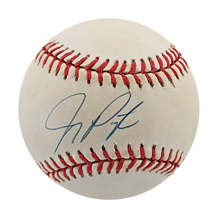 Jay Payton Mets Rockies Autographed OMLB Baseball JSA COA