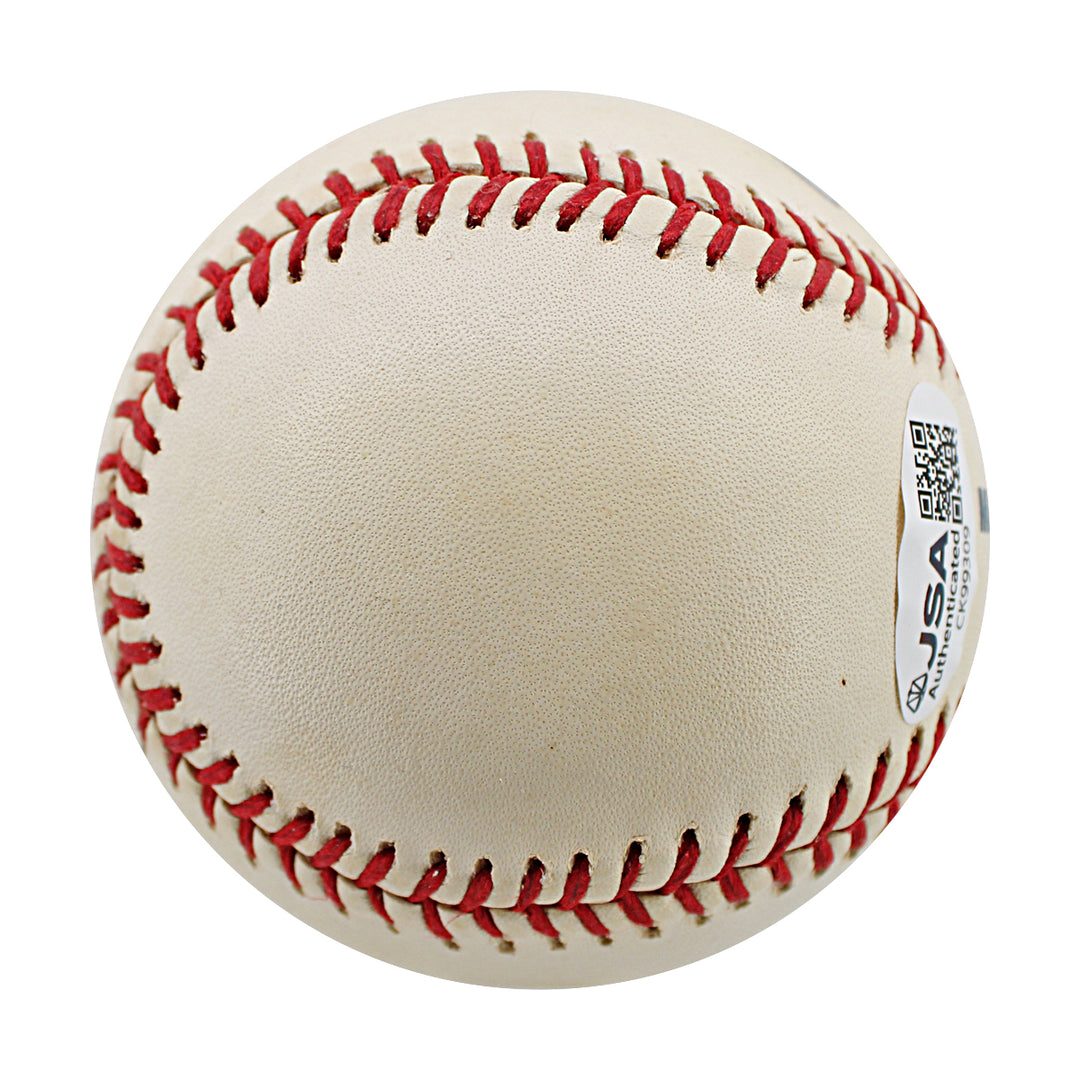 Jay Payton Mets Rockies Autographed OMLB Baseball JSA COA