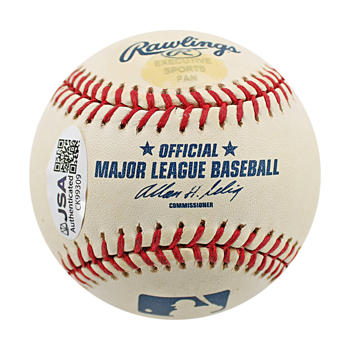 Jay Payton Mets Rockies Autographed OMLB Baseball JSA COA