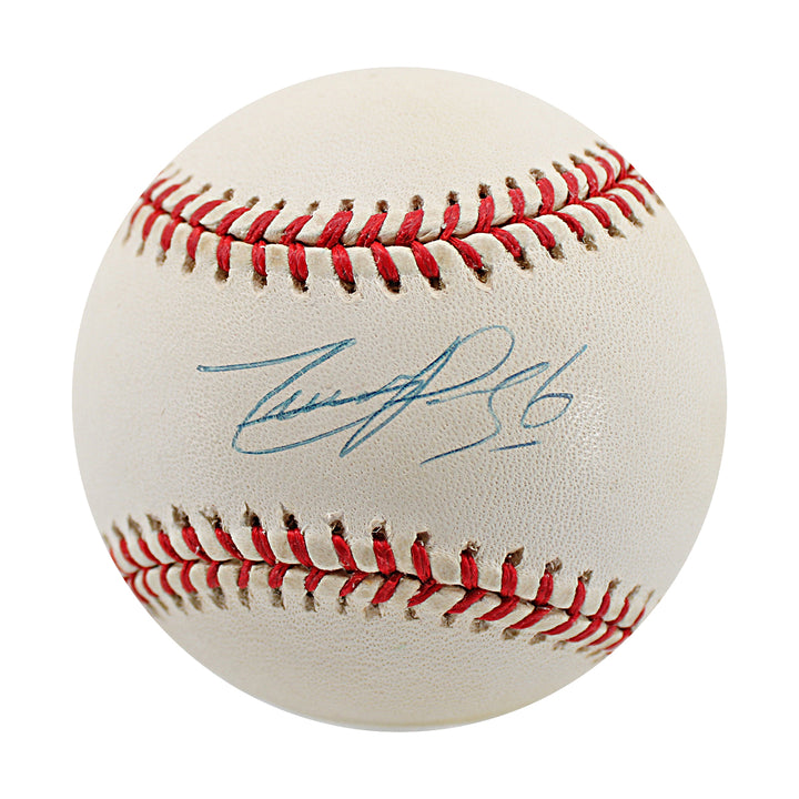 Timo Perez New York Mets Autographed OMLB Baseball JSA COA