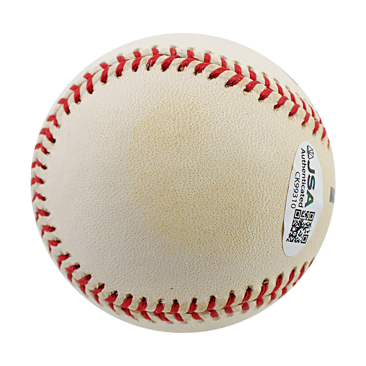Timo Perez New York Mets Autographed OMLB Baseball JSA COA