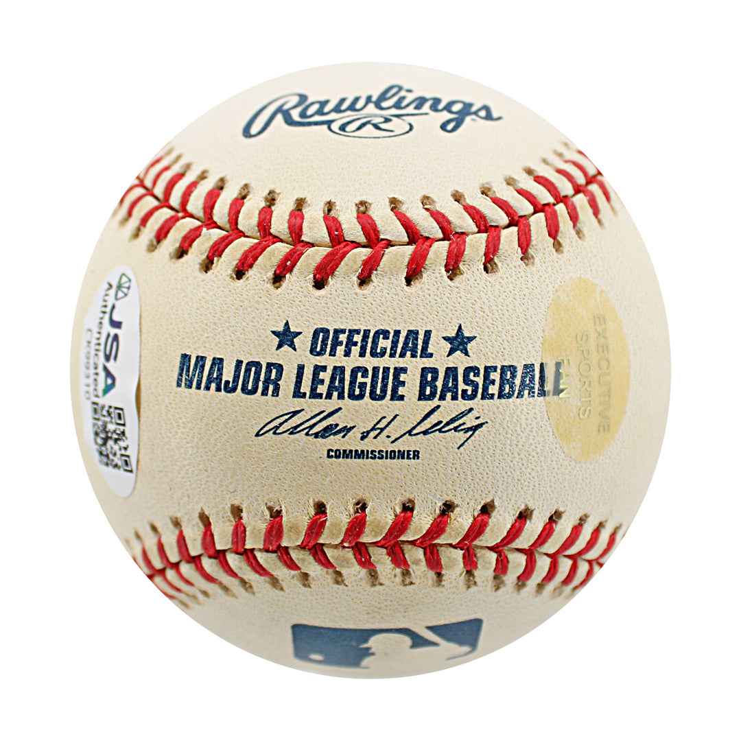 Timo Perez New York Mets Autographed OMLB Baseball JSA COA