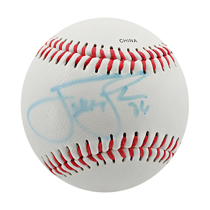 Tom Flash Gordon Royals Red Sox Autographed Official Legaue Baseball JSA COA