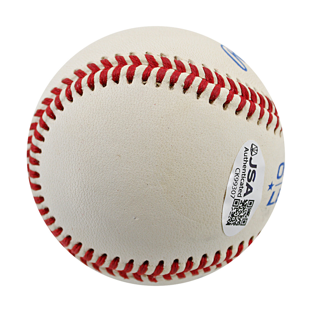 Jose Reyes New York Mets Autographed Official Legaue Baseball JSA COA