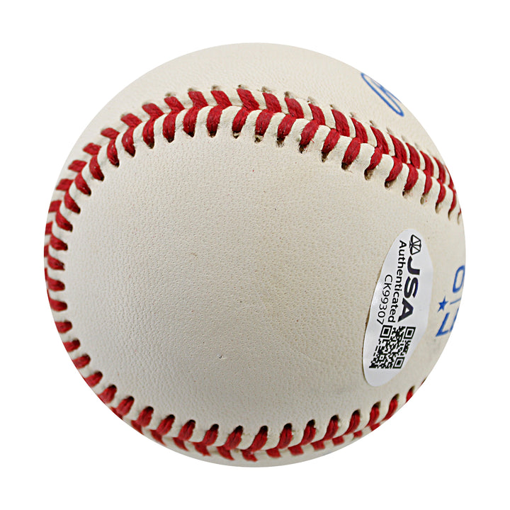 Jose Reyes New York Mets Autographed Official Legaue Baseball JSA COA