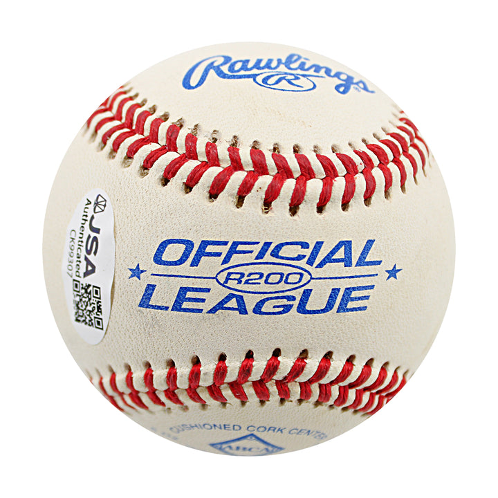 Jose Reyes New York Mets Autographed Official Legaue Baseball JSA COA