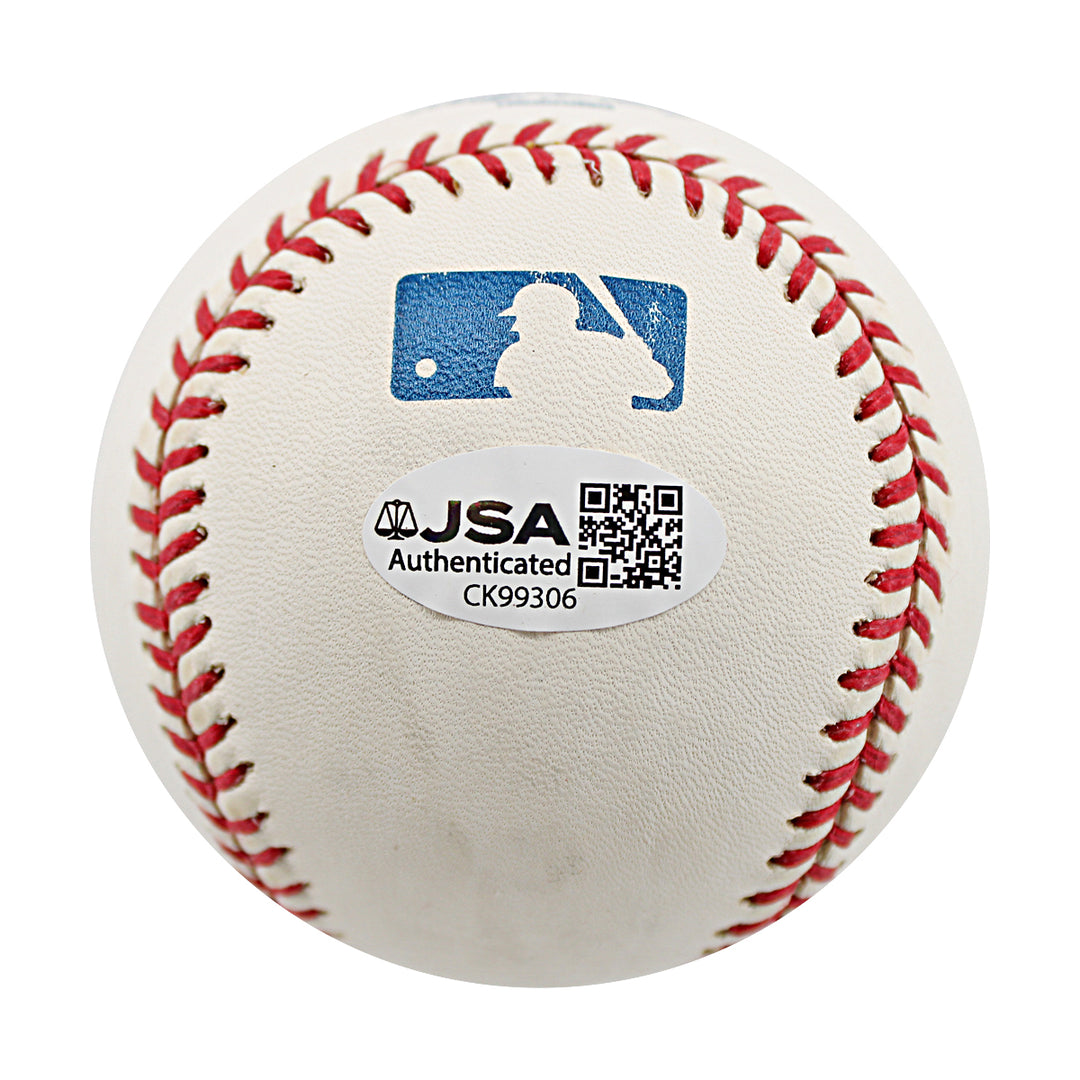 Miguel Cairo Rays Yankees Autographed OMLB JSA COA