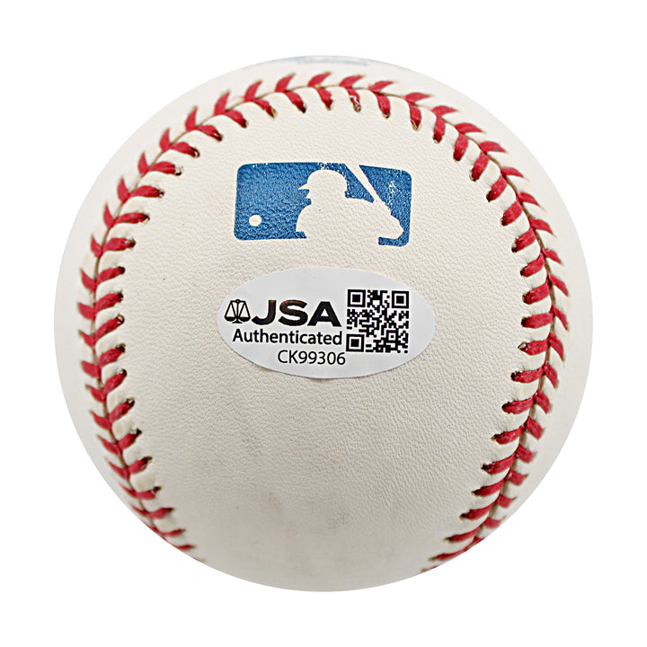 Miguel Cairo Rays Yankees Autographed OMLB JSA COA
